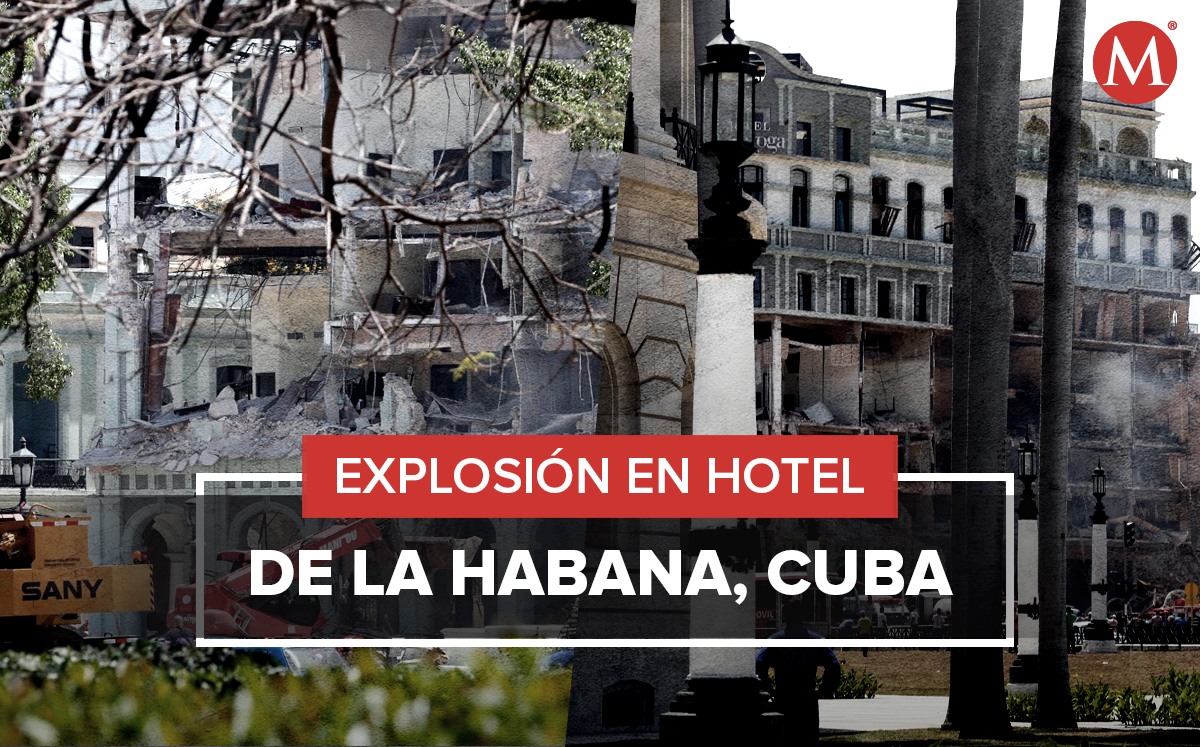 Explosión en Hotel Saratoga de La Habana, Cuba | Foto: EFE / Diseño: Milenio
