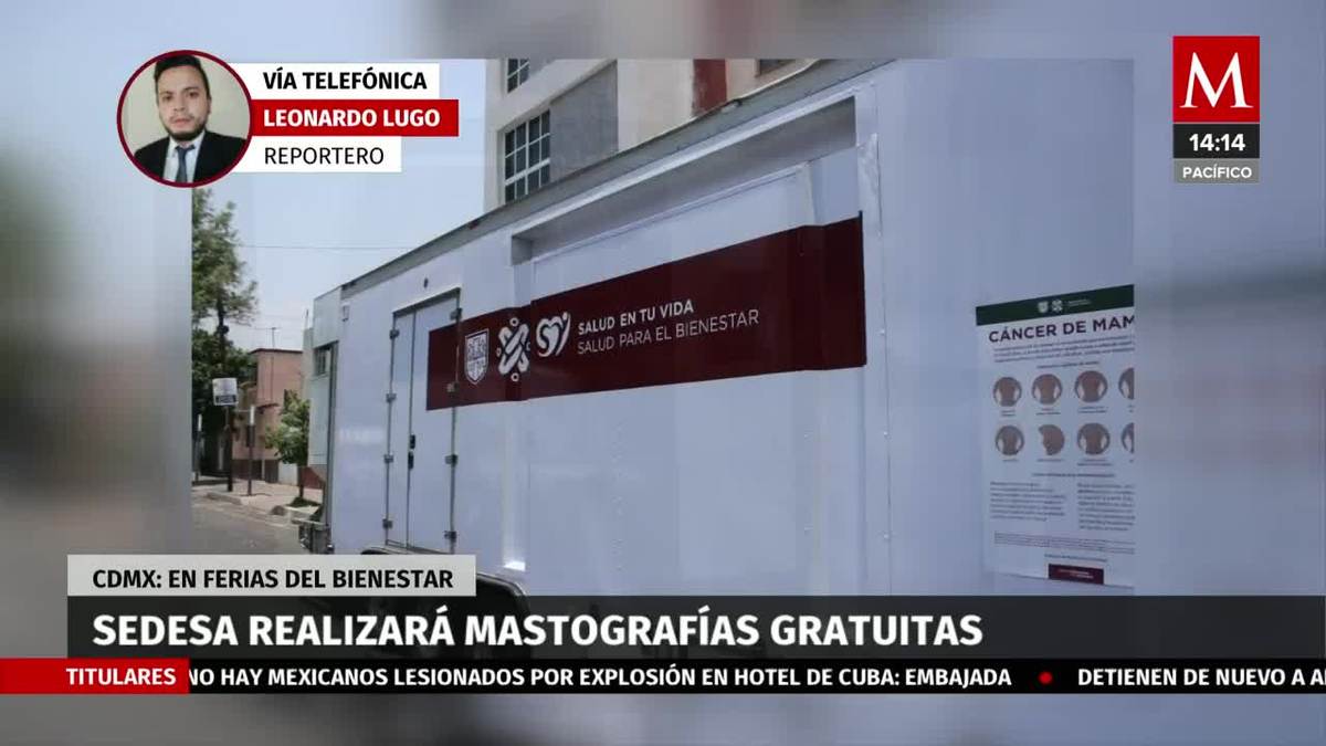 Ferias de Bienestar ofrecerá mastografías gratuitas en CdMx