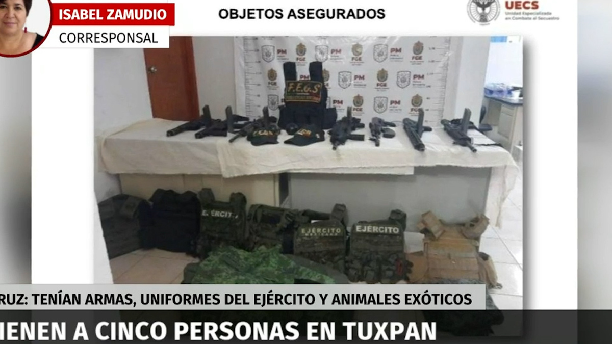 Veracruz: Detienen a 5 personas de un grupo delictivo