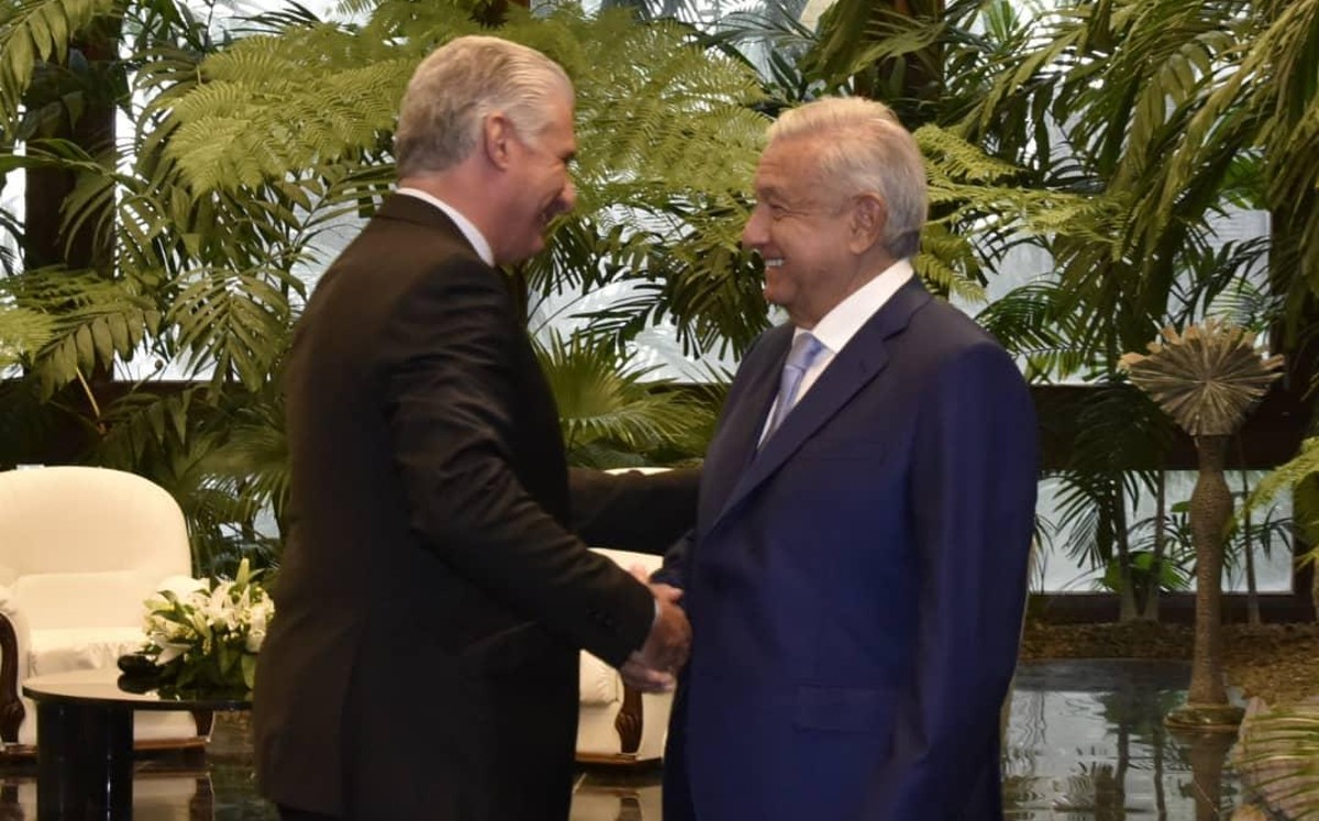 AMLO se reúne con Miguel Díaz-Canel | @PresidenciaCuba