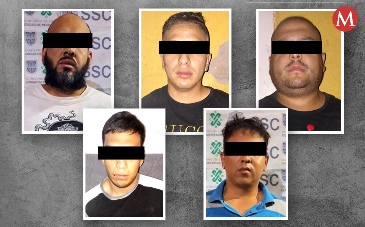 Detenidos presuntos integrantes de La  Unión Tepito.