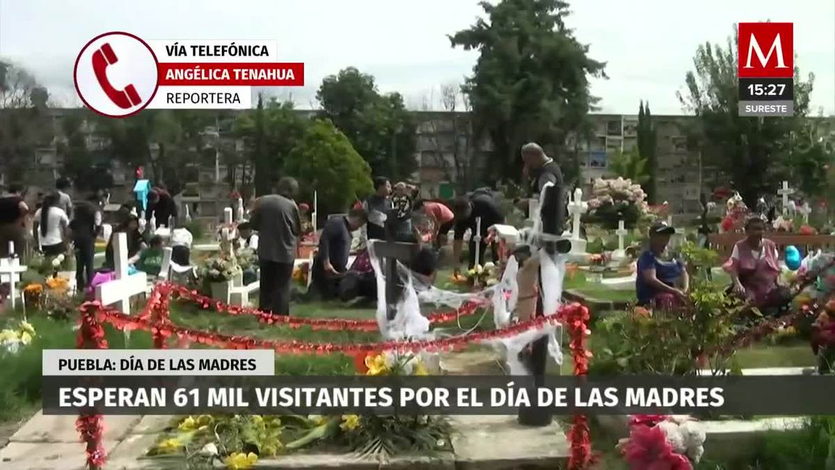 Esperan más de 60 mil visitas en panteones de Puebla