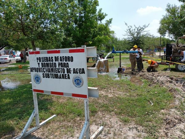 El “aforo” extrae agua que no es para consumo humano. Especial