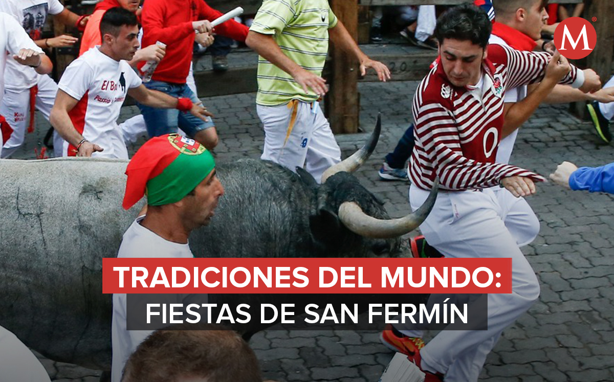 Las fiestas de San Fermín se realizan durante toda una semana en las calles de Pamplona. (Xinhua / Ilustración)