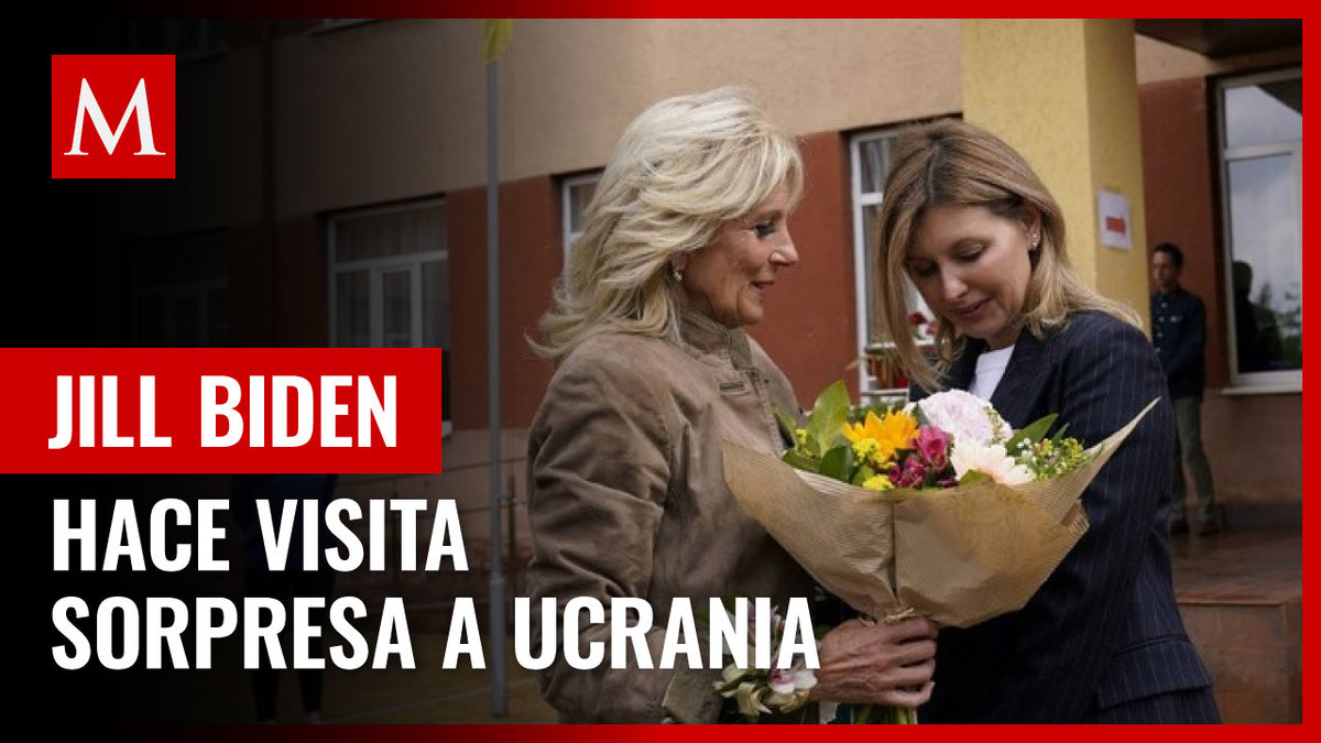 Jill Biden hace visita sorpresa a Ucrania por Día de la Madre