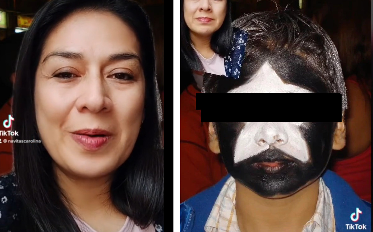 Madre de familia se disculpa con su hijo por maquillarlo mal cuando era niño | ESPECIAL