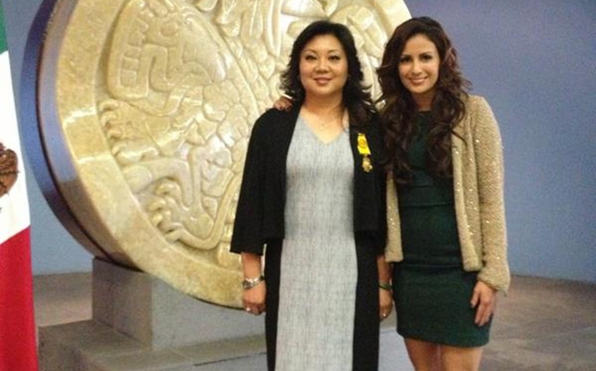 Paola Espinosa y Ma Jin (Twitter)