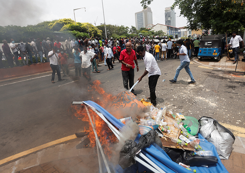 Las protestas en Sri Lanka han afectado principalmente a su capital, Colombo. |Reuters