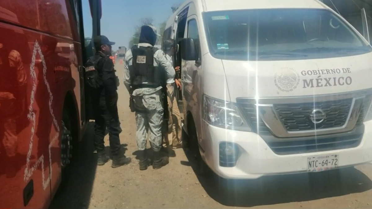 SSP aseguran a 110 migrantes en distintos puntos de Veracruz