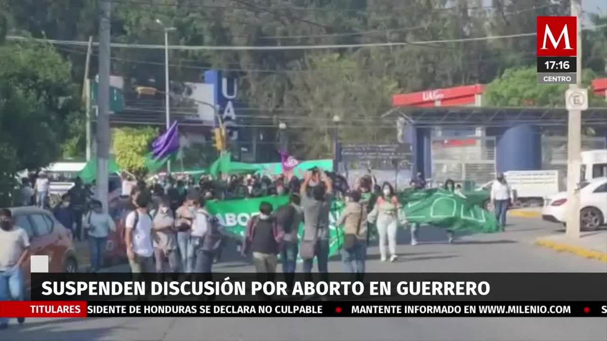 Diputados posponen votación sobre legalización del aborto; Guerrero