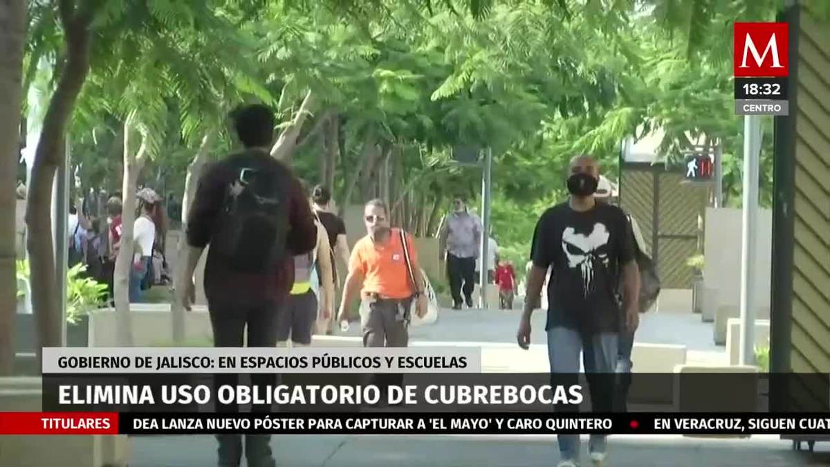 En Jalisco, autoridades eliminan el uso de cubrebocas