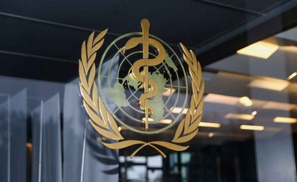 Logo de la Organización Mundial de la Salud. (Reuters)
