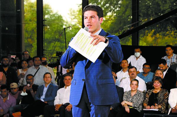 El mandatario estatal participó en un evento organizado por su partido en Fundidora. Jorge López