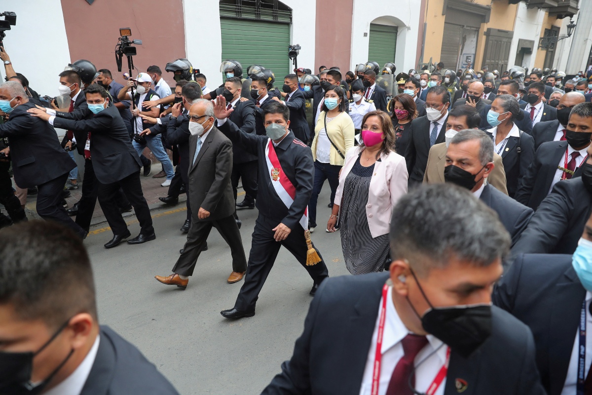 Pedro Castillo, presidente de Perú. (Reuters)