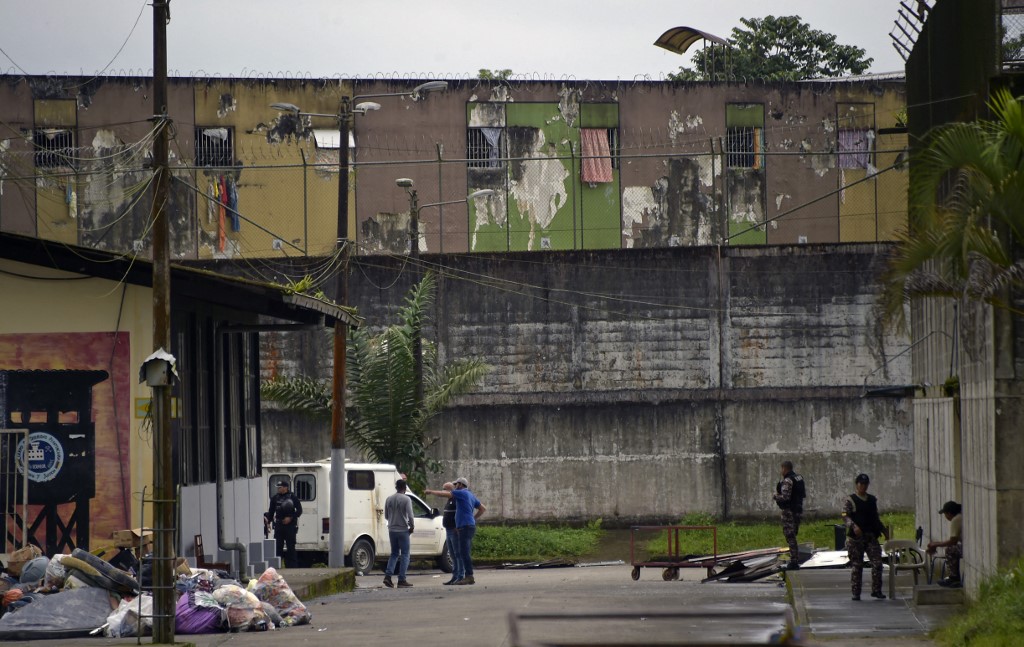 Recientemente hubo una matanza de 44 reos en un penal de Ecuador. (AFP)