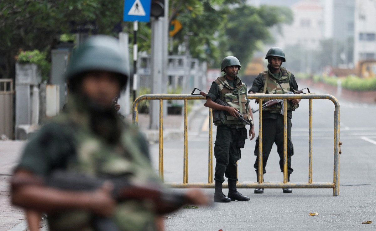 La violencia en Sri Lanka ha provocado un despliegue en la capital. | Reuters