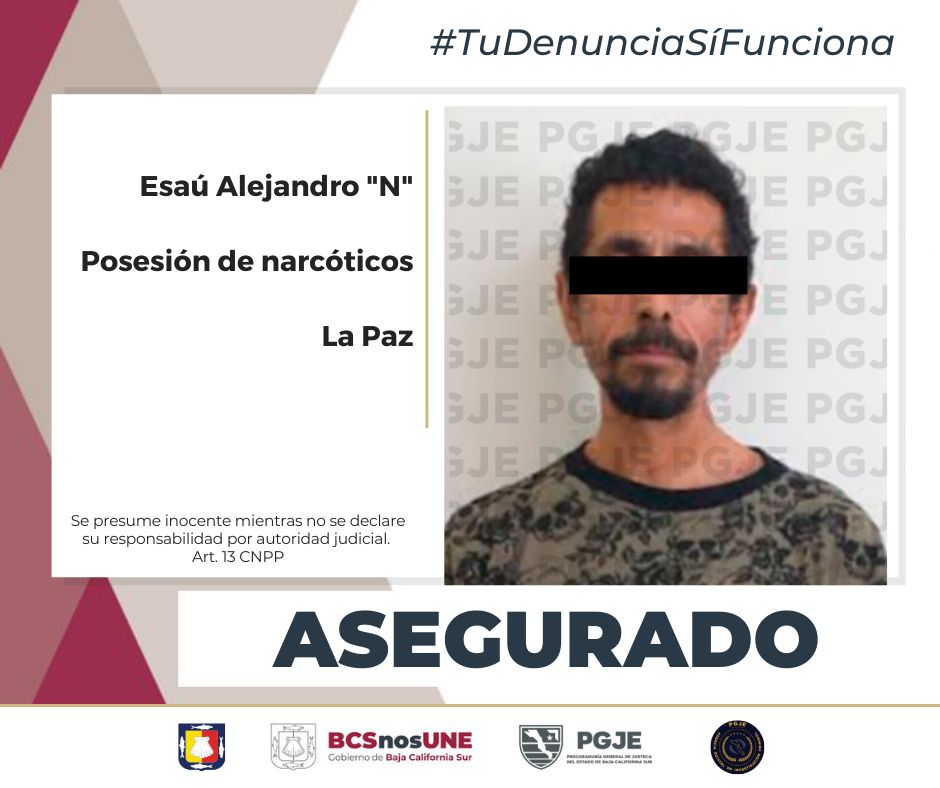 El hombre fue detenido en un operativo. (Margarita Rojas)