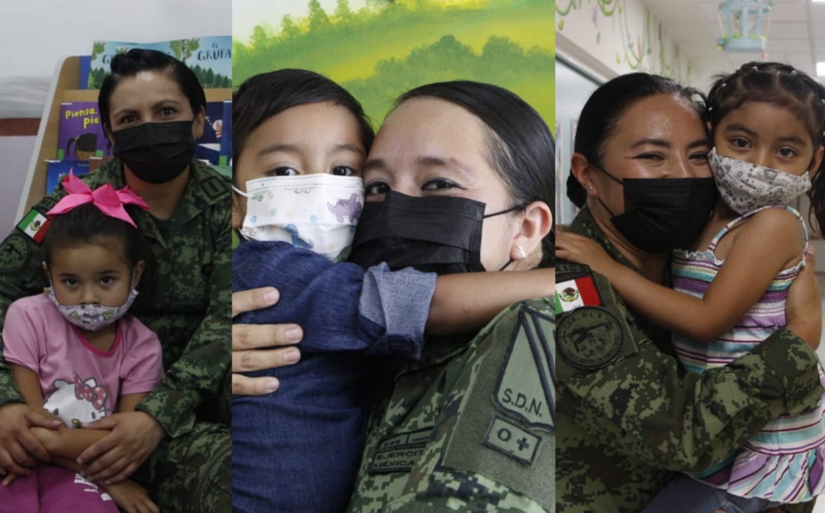 Encontrar el equilibrio: una realidad de las mamás militares de Puebla | Melanie Torres