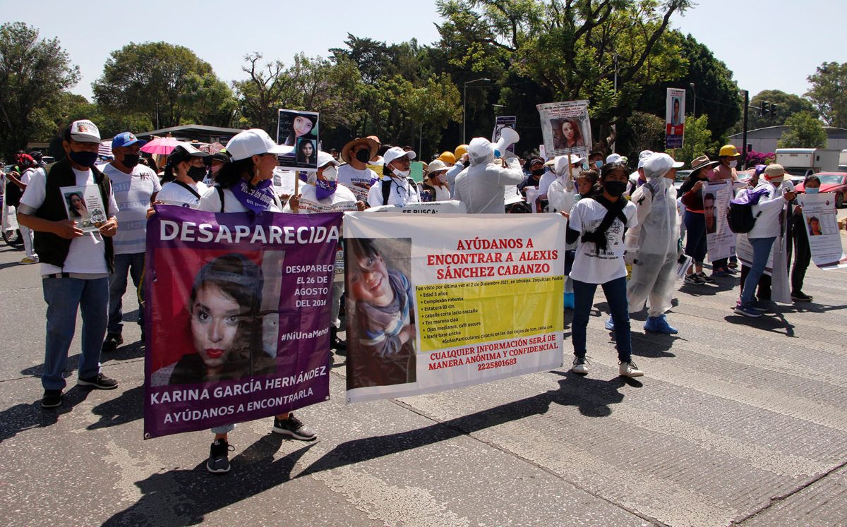 Madres marchan por sus hijos desaparecidos en Puebla | Melanie Torres