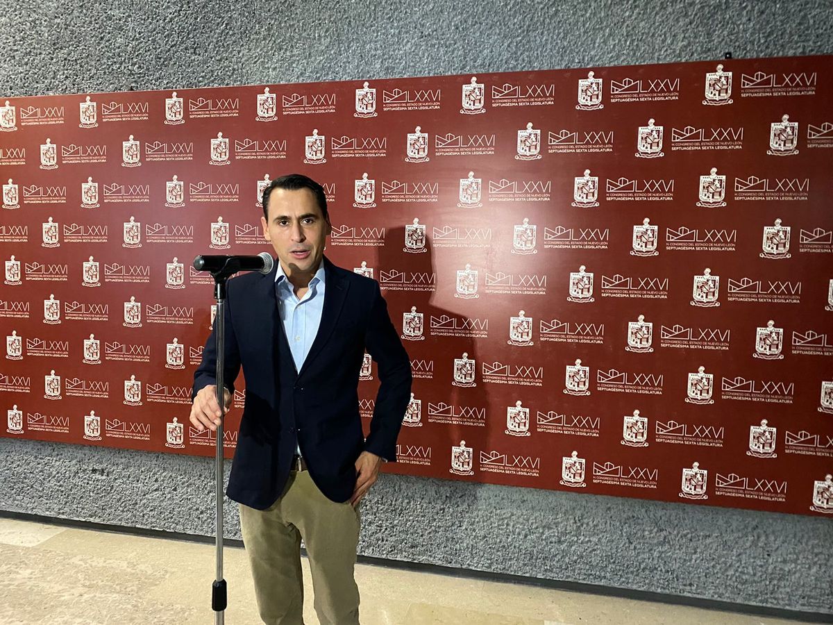 El presidente de la Comisión Anticorrupción del Congreso de Nuevo León, Luis Susarrey. Foto: Especial