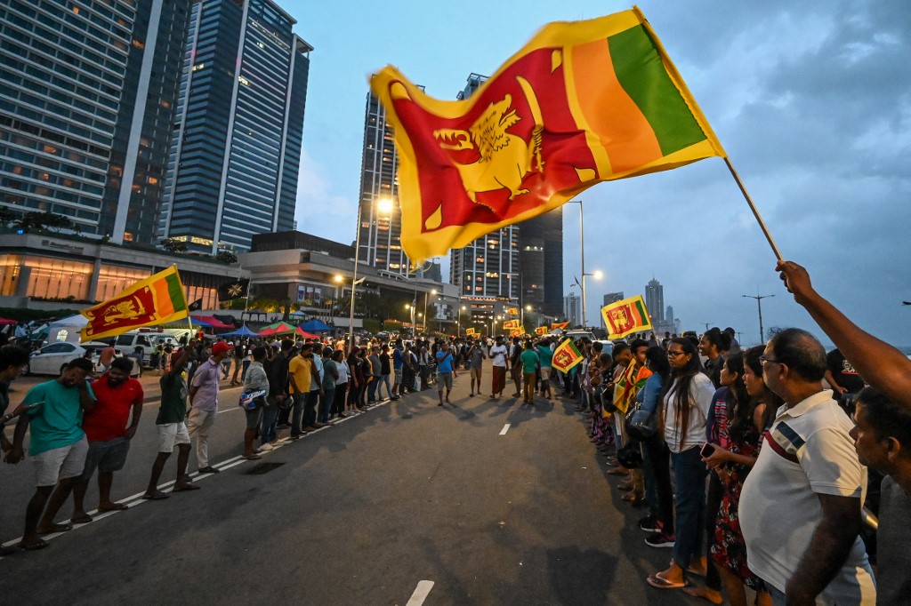 Las protestas en Sri Lanka han provocado la salida del gobierno. (AFP)