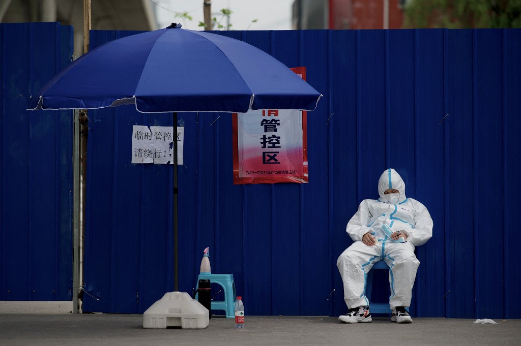 El covid-19 ha provocado un agotamiento y estrés en la capital china. | AFP