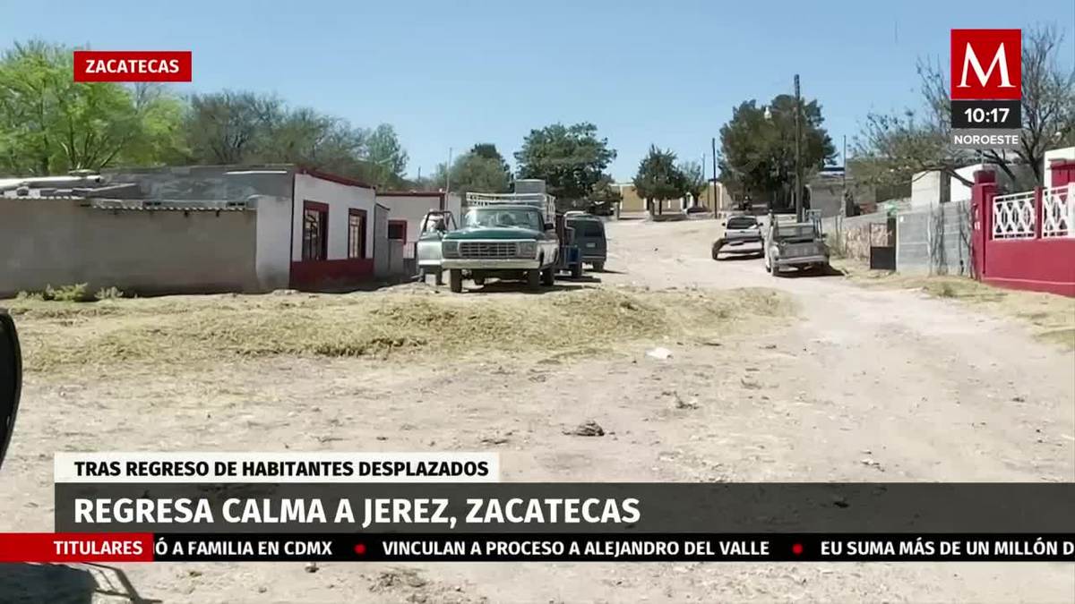 En Jerez, Zacatecas los habitantes vuelven a tener calma