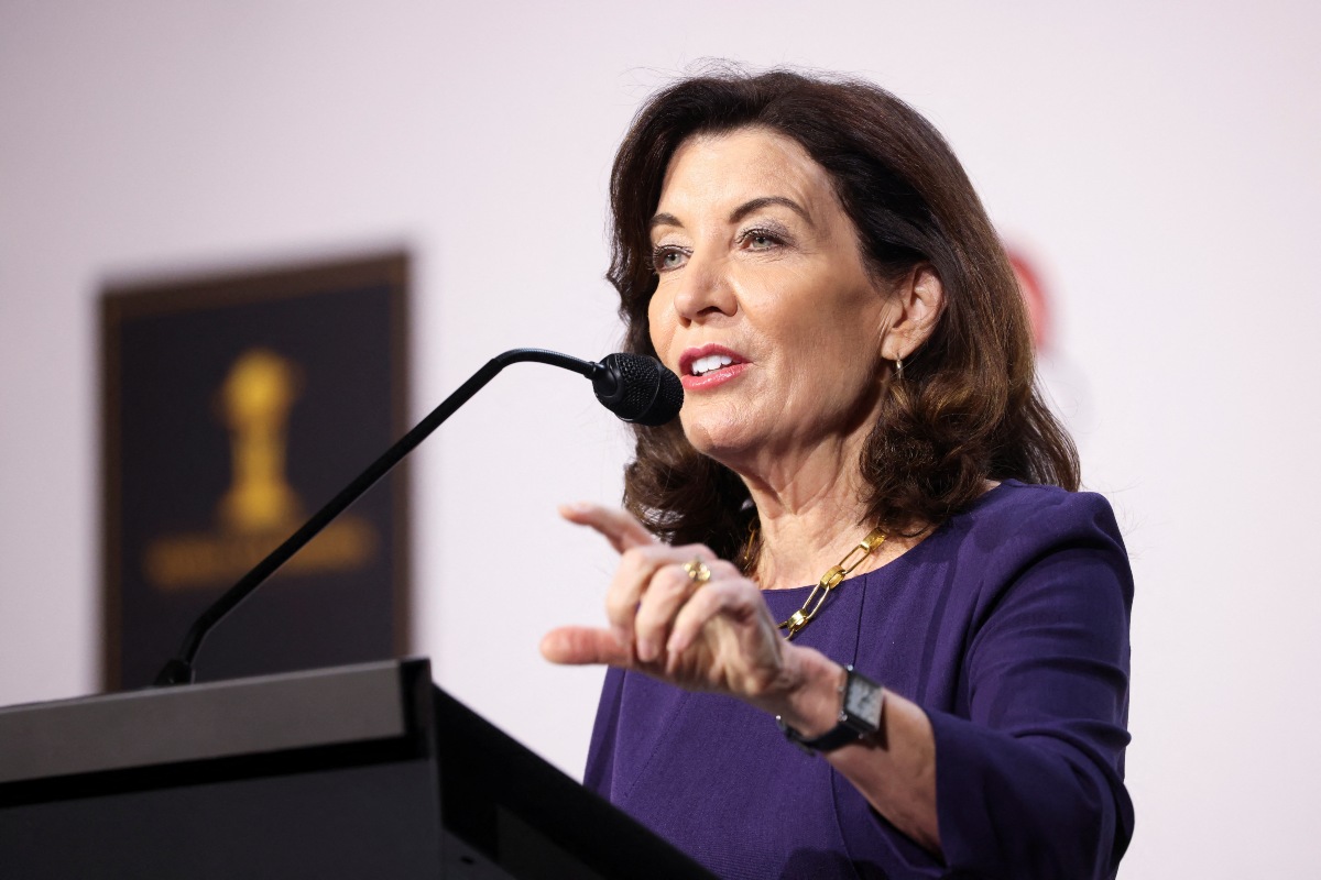 Kathy Hochul, gobernadora de Nueva York. (Reuters)