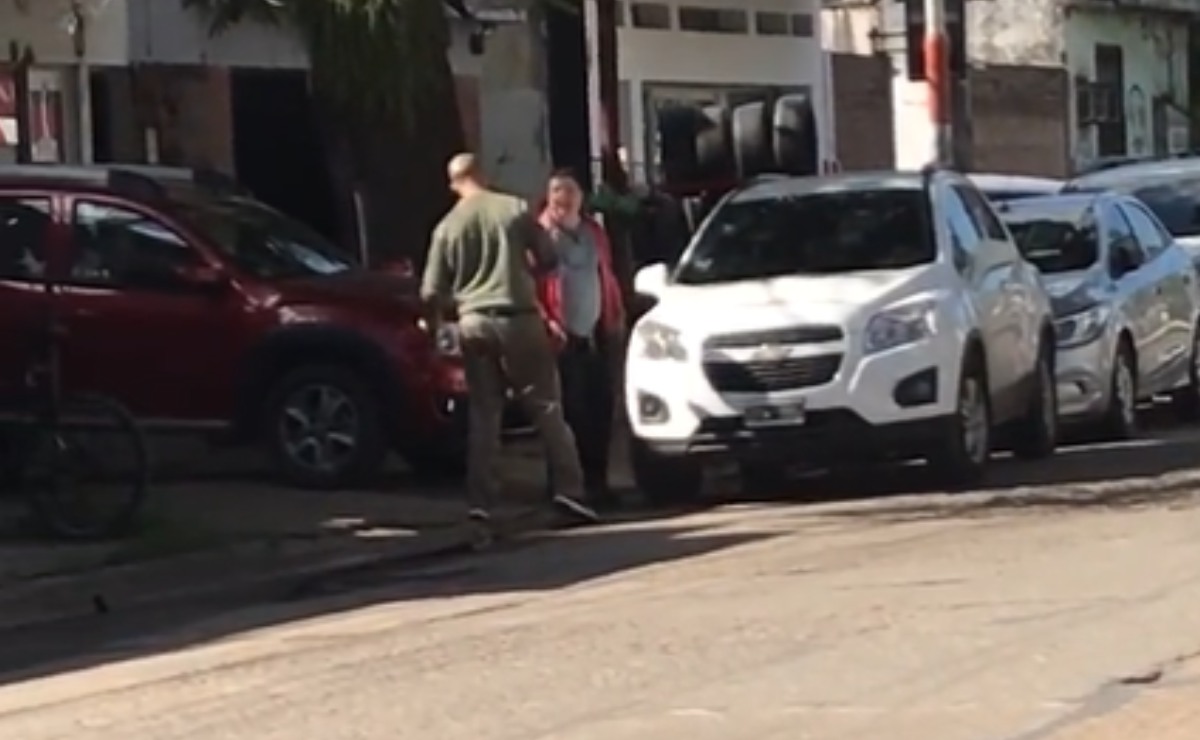 Los hombres se enfrentaron en Argentina. | Captura video