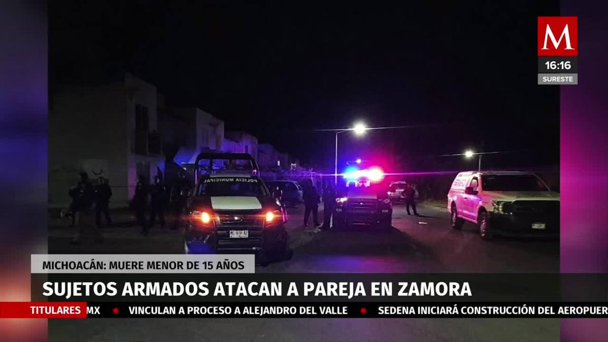 Pareja fue atacada a balazos en Michoacán