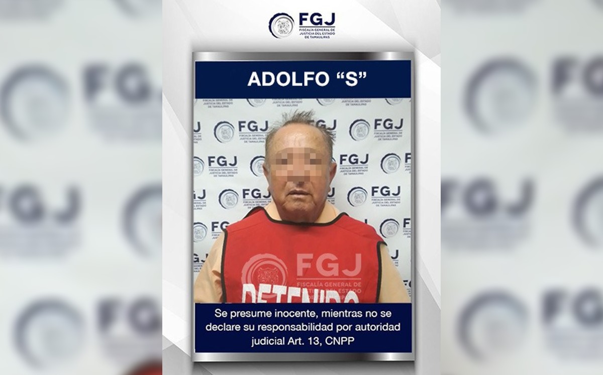 Adolfo "S", líder del sindicato de Salud en Tamaulipas fue detenido por delitos electorales.