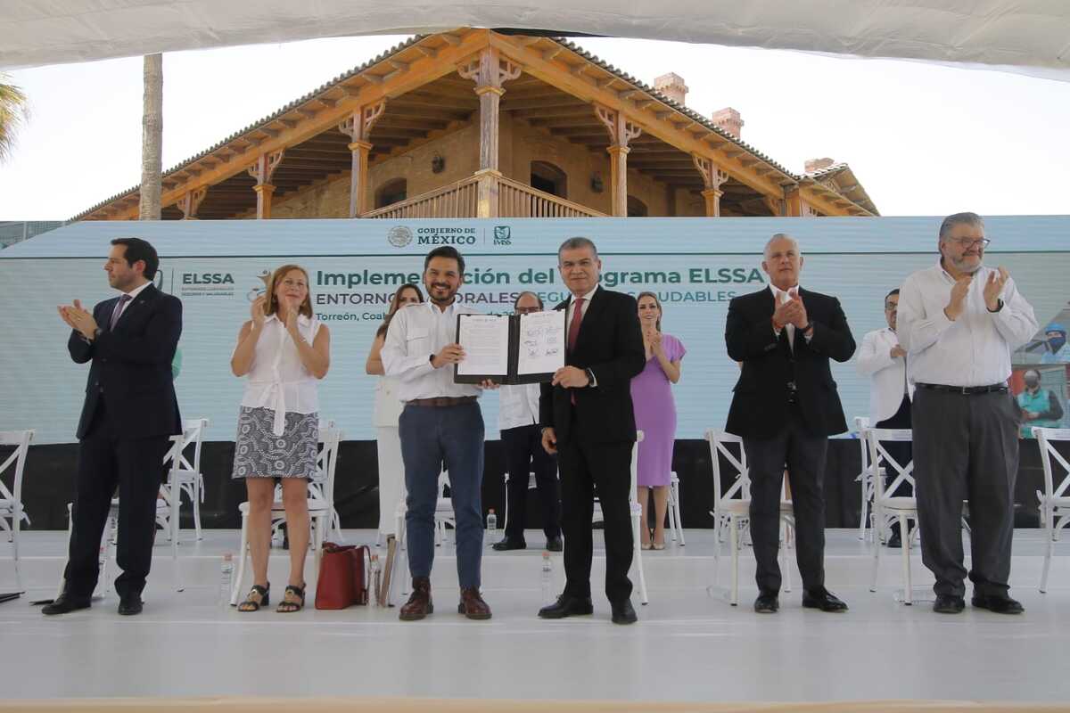 Firman convenio del programa ELSSA en Torreón | Manuel Guadarrama