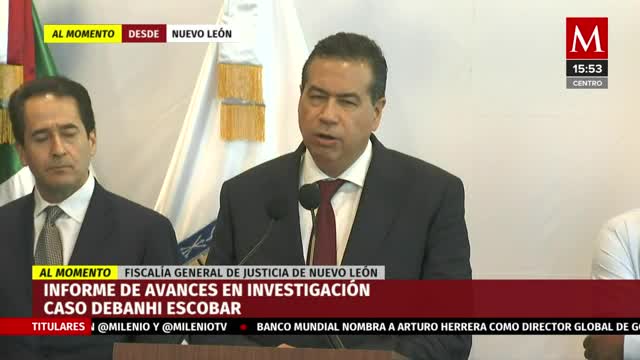 Fiscalía de Nuevo León da informes sobre los avances del caso Debanhi