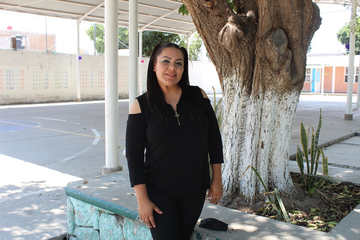 Ilse Paloma Mata Vega, docente de educación especial en el área de discapacidad intelectual. (Claudia Luévano)