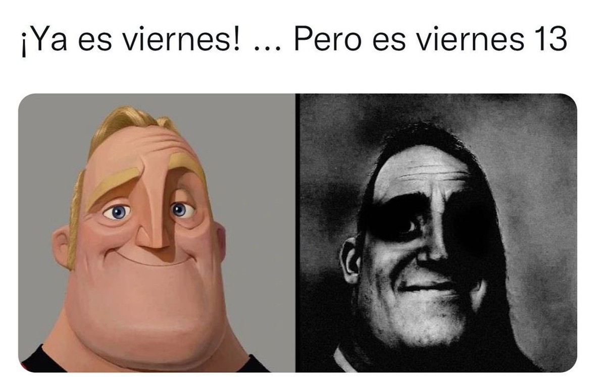 Los usuarios se burlaron de la "mala" suerte de este día (Twitter).