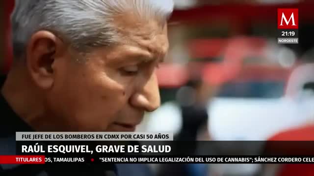 Raúl Esquivel 'El Jefe Vulcano' bombero de México fue operado por tumor