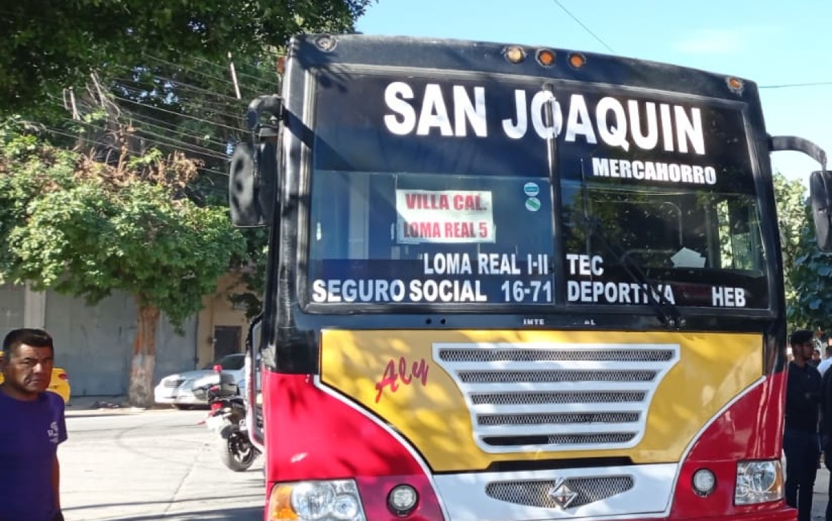 Camión de ruta San Joaquín. (Archivo)
