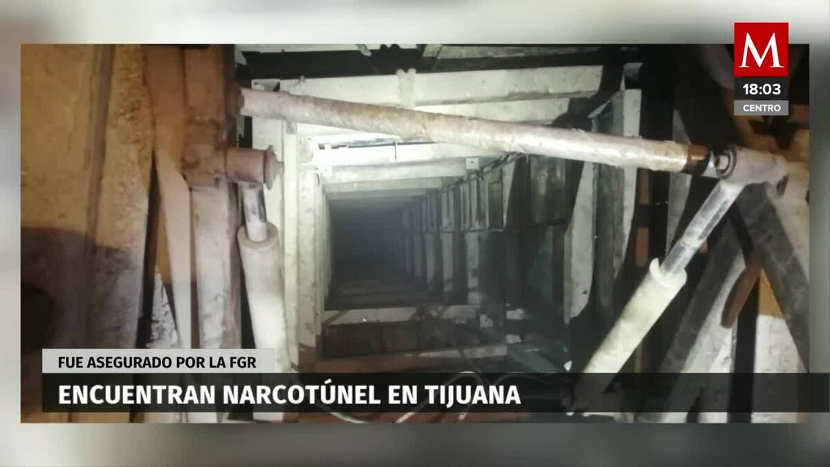 Encuentran 'narcotúnel' en domicilio de Tijuana