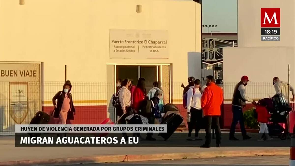 Familia michoacana cruza a E.U huyendo del CJNG