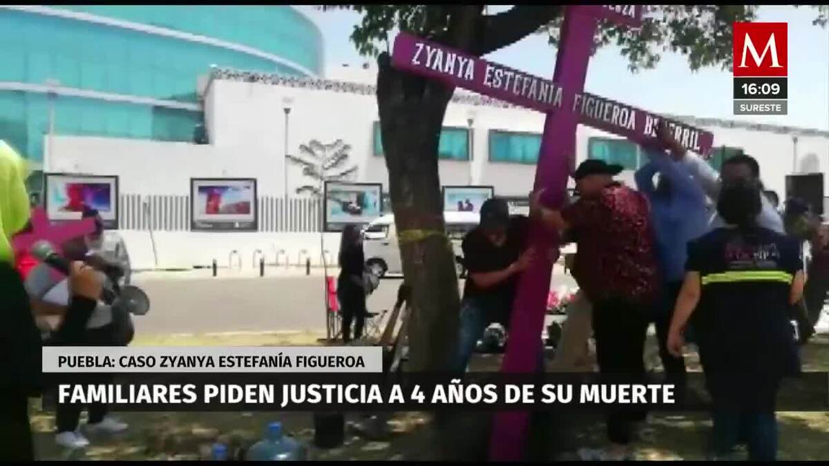 Familiares de Zyanya y colectivos protestan a 4 años de su muerte