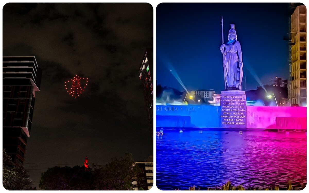Guadalajara se pinta de los colores de Atlas y Chivas previo a duelo (Cortesía)