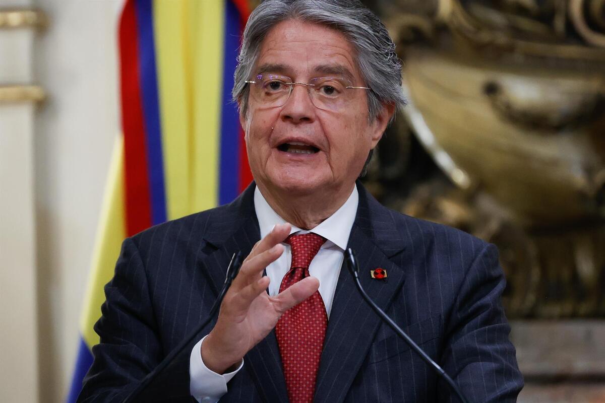 Guillermo Lasso, presidente de Ecuador dijo que su gobierno vendió el avión (AFP)