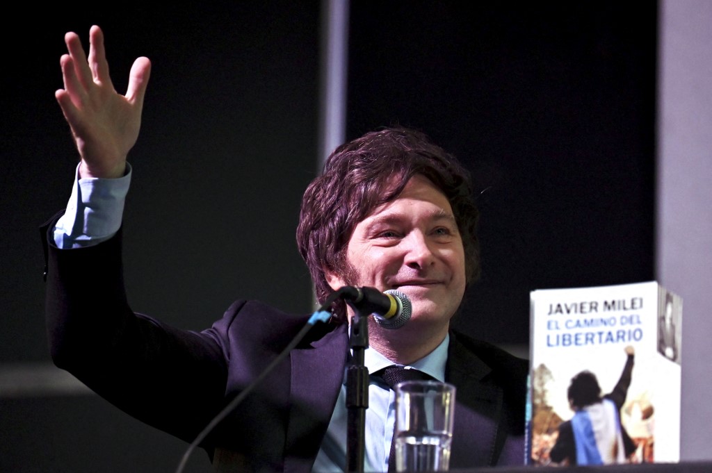 Javier Milei, diputado argentino por La Libertad Avanza. (AFP)