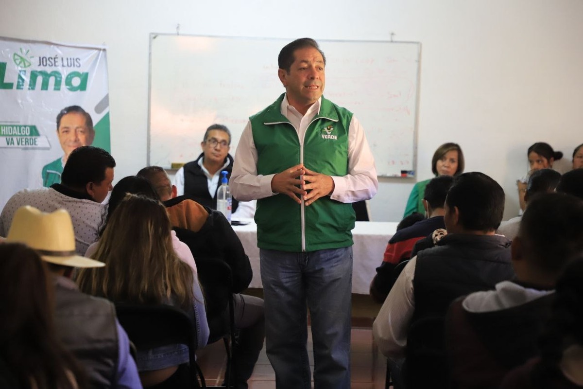 José Luis Lima, candidato a gobernador de Hidalgo por el Partido Verde (Cortesía)