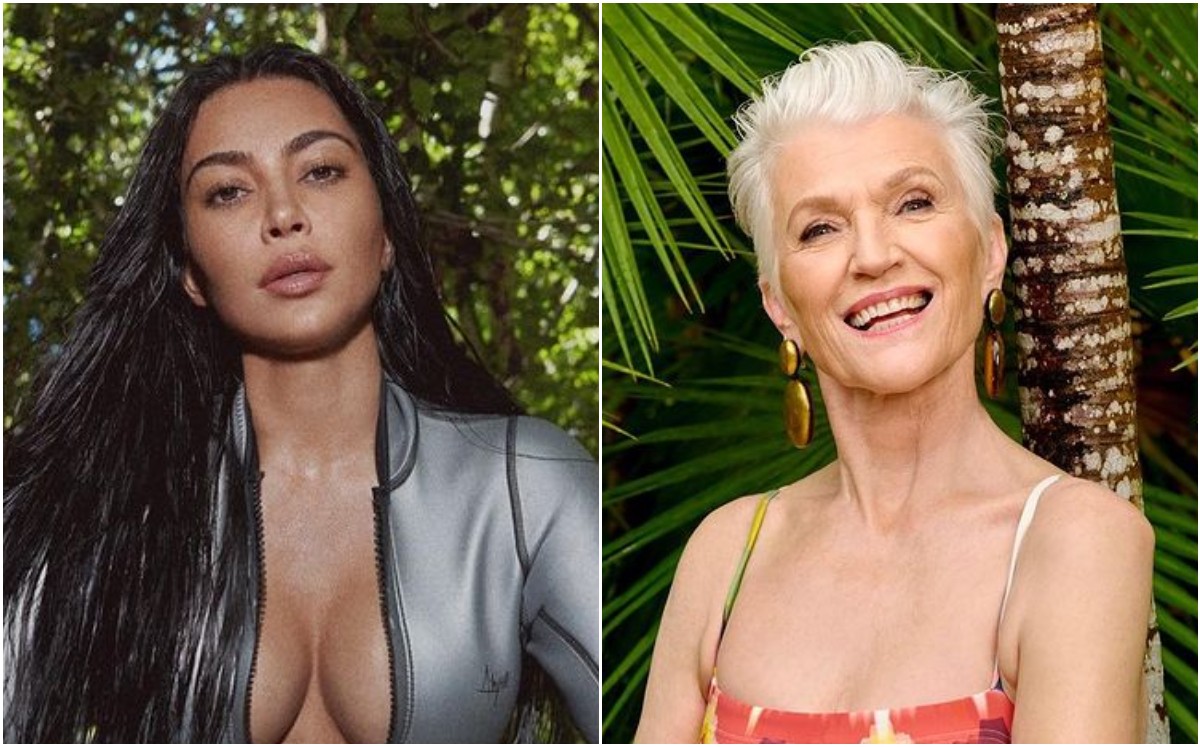 Kim Kardashian y Maye Musk en portadas de Sports Illustrated (@sportsillustrated).