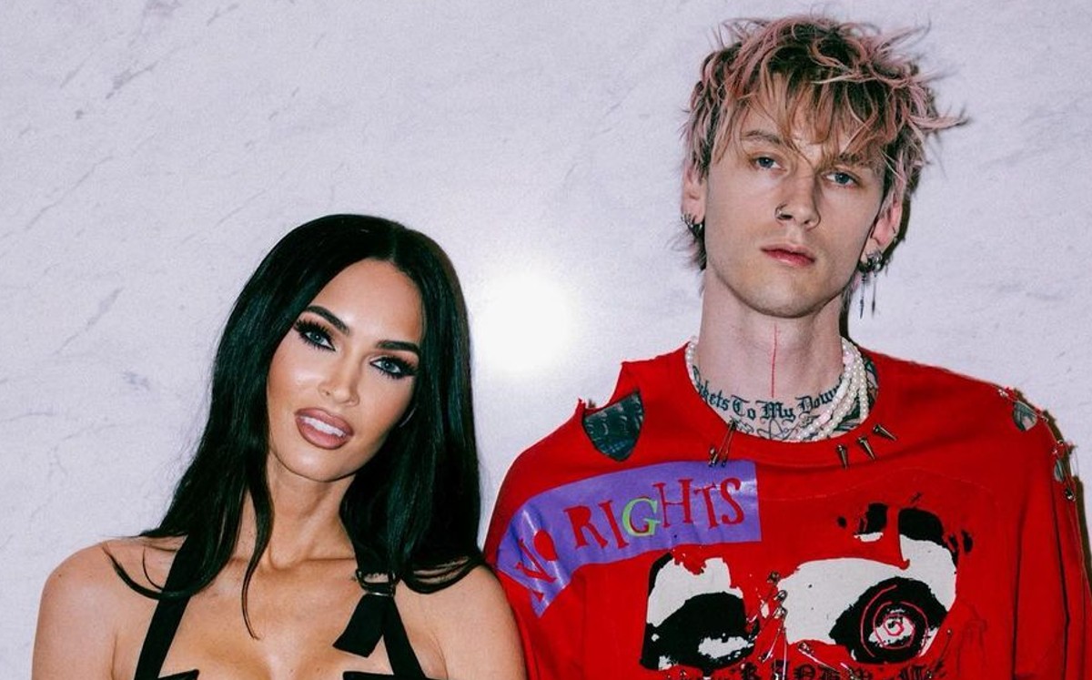 Megan Fox y Machine Gun Kelly (Instagram).