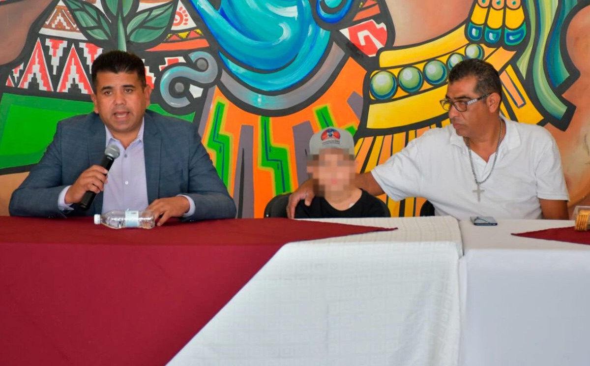 El municipio también informó que se harán cargo de los gastos médicos y de la familia hasta que se recupere. (Especial)