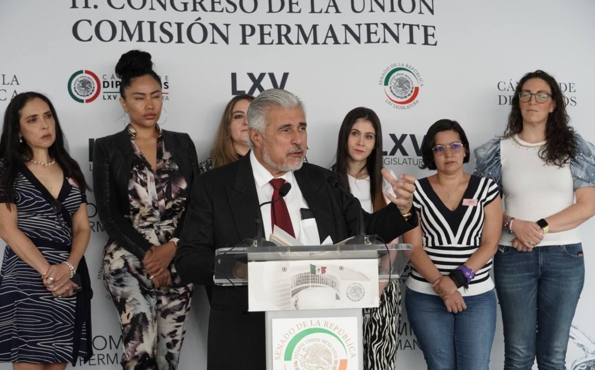 Narro sostuvo que desde el Senado se está apoyando a varias mujeres que han sufrido violencia vicaria.| Especial