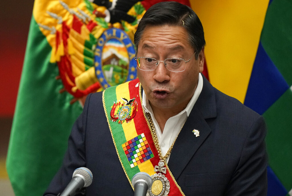 El presidente de Bolivia cree que su apoyo a Ucrania no tiene que ver con la inflación en su país. (AP)