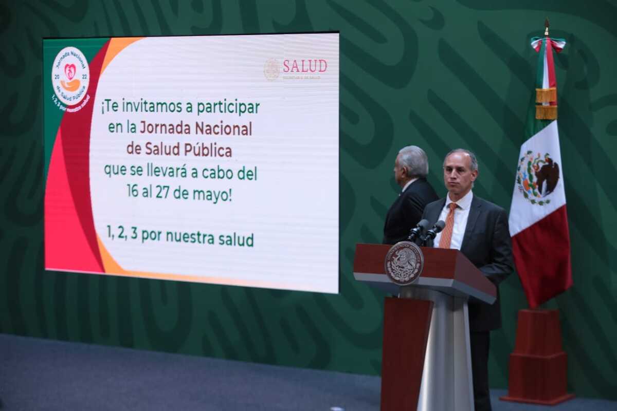 Subsecretario de Prevención y Promoción de la Salud, Hugo López- Gatell en La Mañanera. | Jesús Quintanar